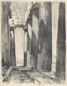 De Portiek van het Parthenon