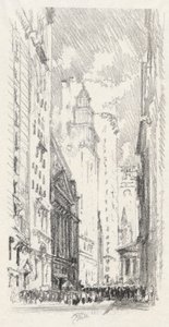 De Beurs, #4 in Iconophile Club Collectie door Joseph Pennell