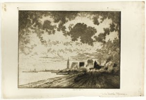 De Spoorwegen, Chicago door Joseph Pennell