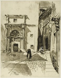Toledo door Joseph Pennell