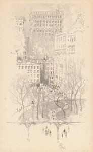 Union Square door Joseph Pennell