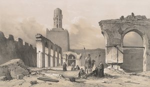 Moskee el Hakem, in Caïro, 1843 door Joseph Philibert Girault De Prangey
