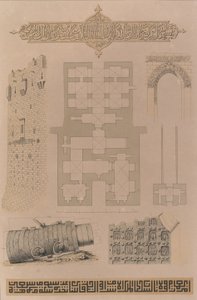 Plan en details, Château d’Alep