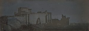 Baalbek door Joseph Philibert Girault De Prangey
