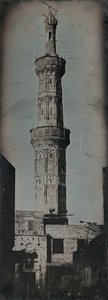 Grote Minaret, Alexandrië, 1842 door Joseph Philibert Girault De Prangey