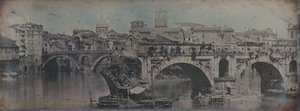Ponte Rotto Pons Aemilius, Rome door Joseph Philibert Girault De Prangey
