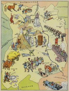 Auvergne door Joseph Porphyre Pinchon