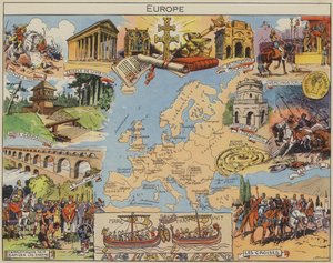 Europa door Joseph Porphyre Pinchon
