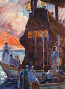 De komst van Sheik Joseph door Joseph Ratcliffe (after) Skelton