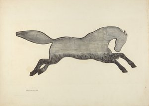 Paard Weerhaan, 1935-1942 door Joseph Rothenberg