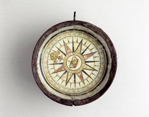Vroege zeemanskompas door Joseph Roux