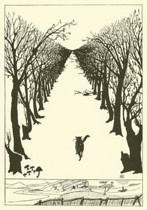 De kat die alleen liep (gravure)