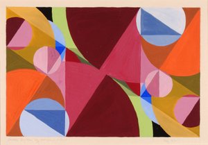 Gebied onderbroken door loodlijnen, ca. 1934 door Joseph Schillinger