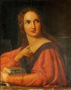 Portia met de kist, Vide door Joseph Severn