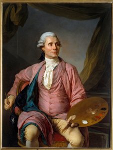 Portret van de schilder Joseph Marie Vien (1716-1809) door Joseph Siffred Duplessis