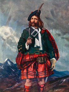 Rob Roy Mac Gregor, 1660-1735 door Joseph Simpson