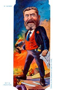 Jean Léon Jaurès - karikatuur door Sirat