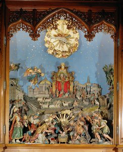 Kribbe, gebruikt in de kloosterkerk tijdens kerstdiensten ... door Joseph Thaddaeus Stammel