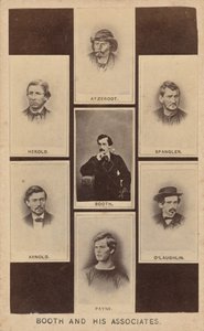 Booth en zijn medewerkers,1865 (foto) door Joseph Ward