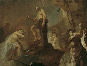 De doop van Christus door Joseph Winterhalder d. J.