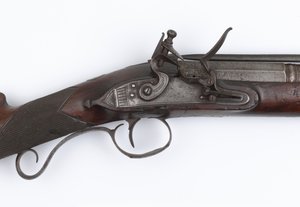 Donderbus met veer bajonet uitgegeven aan Ierse Vrijwilligers, circa 1815 door Joseph Wood