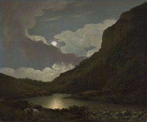 Matlock Tor bij Maanlicht