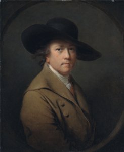 Zelfportret door Joseph Wright of Derby