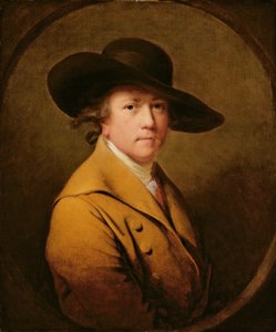 Zelfportret door Joseph Wright of Derby