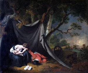 De Dode Soldaat door Joseph Wright of Derby