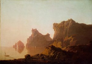 De Golf van Salerno door Joseph Wright of Derby