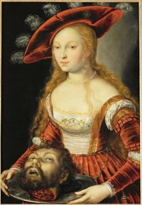Salome met het hoofd van Johannes Baptist ... door Joseph the younger Heintz