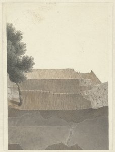 Deel van het Gewelf van de Tempel van Minerva Medica in Rome door Josephus Augustus Knip
