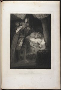 Tweede deel van Koning Hendrik VI, act III, scène III door Joshua (after) Reynolds