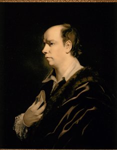 Oliver GOLDSMITH, Portret ca. 1770 (olieverf op doek) door Joshua (studio of) Reynolds
