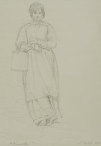 Jong meisje met melkkan, 1831