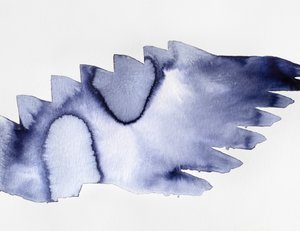Vloeibare indigo-aquarelverf