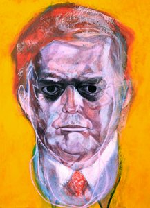 Intens mannelijk portret