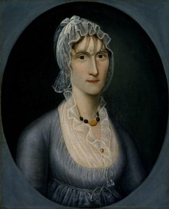 Portret van Mrs. Barbara Baker Murphy (vrouw van zeekapitein)