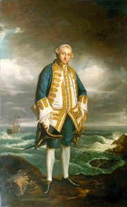 Admiraal Edward Boscawen (1711-1761), ca. 1750-60 door Joshua Reynolds