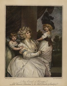 Jane Gravin van Harrington, Lord Viscount Petersham, en de Eerwaarde Lincoln Stanhope door Joshua Reynolds