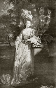 Mary Isabella Somerset, Hertogin van Rutland, gegraveerd door Valentine Green, uit 