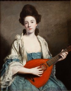 Miss Phillis Hurrell (1746-1836) door Joshua Reynolds
