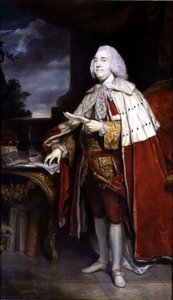 Portret van Robert Marsham, tweede Baron Romney en tweede Voorzitter van de Vereniging door Joshua Reynolds