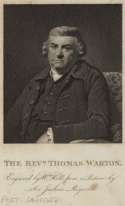 Portret van Thomas Warton door Joshua Reynolds