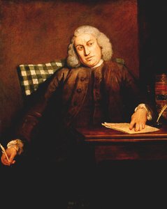 Samuel Johnson, Engelse letterkundige, 1756-1757 door Joshua Reynolds