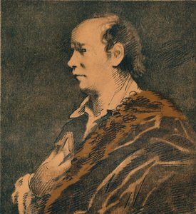 Schets van Oliver Goldsmith, door Sir Joshua Reynolds, 1769-70, 1906 door Joshua Reynolds
