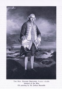 De Hon Edward Boscawen, uit British Adventure gepubliceerd door Collins, 1947 door Joshua Reynolds