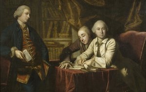 Het buitenfeest door Joshua Reynolds