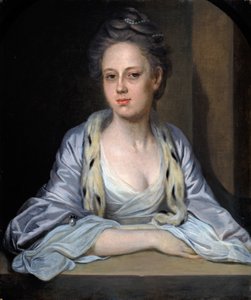 Frances Holburne nee Ball, c.1760 door Joshua follower of Reynolds