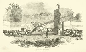 Het Neerlaten van de stier door Josiah Wood Whymper